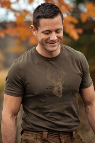 Wilddeer lov majica s motivom glave jelena