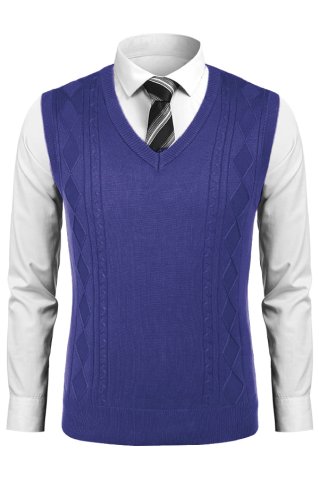 Muški pleteni prsluk BBBvest royal