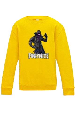 Fortnite_tep gyerek tréningruha sárga