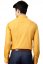 Moška srajca z dolgimi rokavi v rumeni barvi 44545