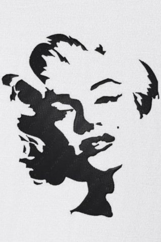 Mikina z vezenino Marilyn Monroe