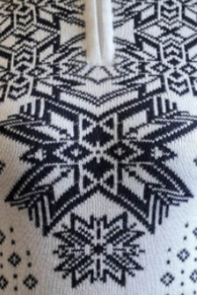 Maxa-Z norvég mintás pulóver