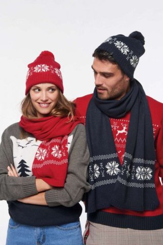 Pletena rdeča 03540 unisex