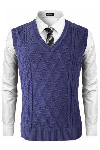 Pánská pletená vesta PikoBB royal