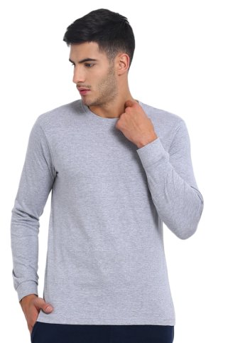 Elegantna potkošulja 32405G s dugim rukavima 100% pamuk siva