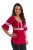 Krojová blúzka EWT143 bordo