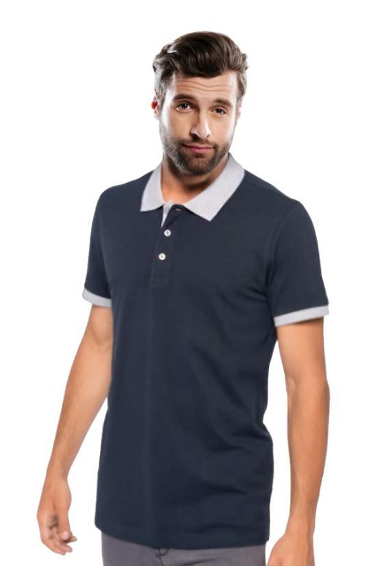 Premium muška plava polo majica od 100% pamuka