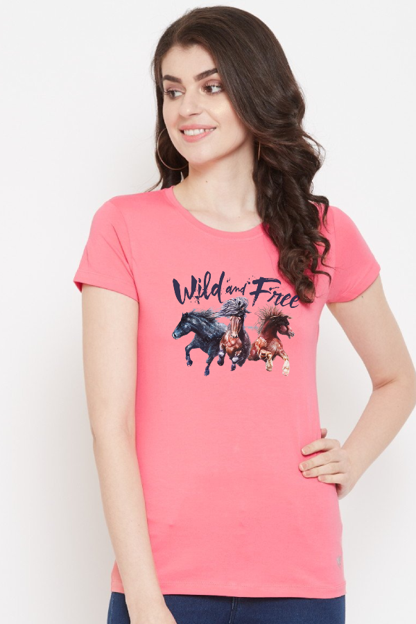Wildfreehorse dámske tričko 100% bavlna