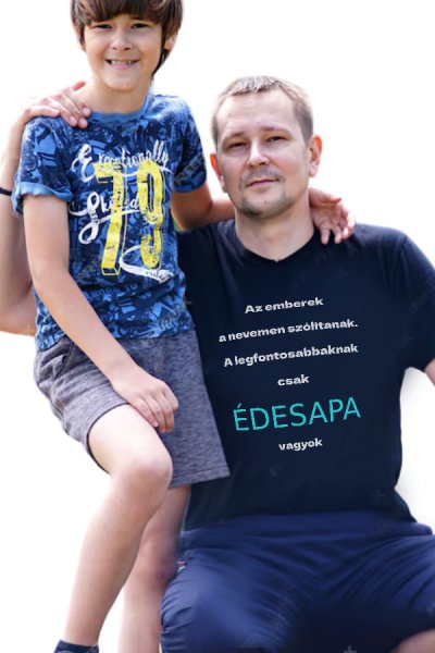 Póló Apák napjára Édesapa