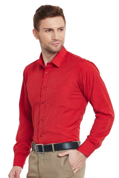 Pánská červená košile 44541
