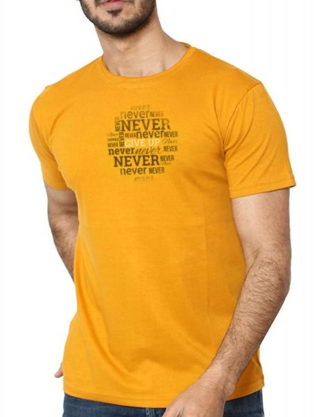 Giveup tričko KR žltá