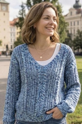 Ženski  pulover Perfecta ocean