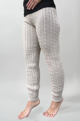 Damskie Dziane Legginsy Beżowe-Crimka