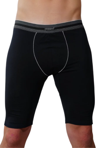 Pánske boxerky 32237X - predĺžené čierna