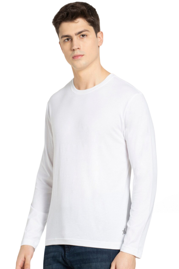 Tričko dlhý rukáv 100% bavlna, AKCIA 3ks za cenu 2ks, černá - biela - royal