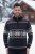 Orio-Z men’s black sweater with Norwegian pattern