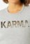Bavlnené Ewident tričko Karma sivá