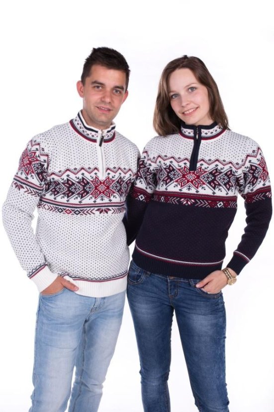 Pánsky nórsky sveter Igor-Z – tmavomodrý