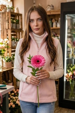 Flis brezrokavnik 44906 pink