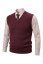 Muški pleteni prsluk Ewident – Elegantno pletivo, bordo