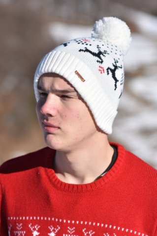 Pletena čepica 03512 unisex natur