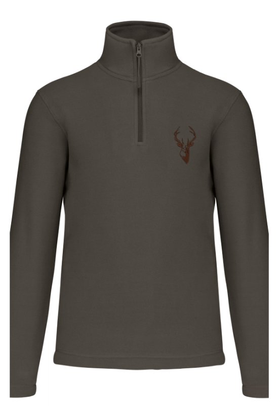 Lovačka flis majica Ewident FLEECE DEER – premium toplina s vezom