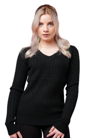 Pulover de dama Luciana negru