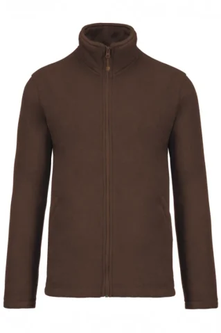 Flísová mikina do prírody 44911 hnedá