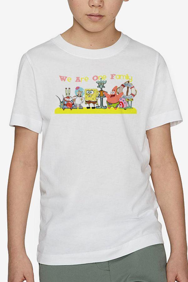Tricou pentru copii Sponge alb