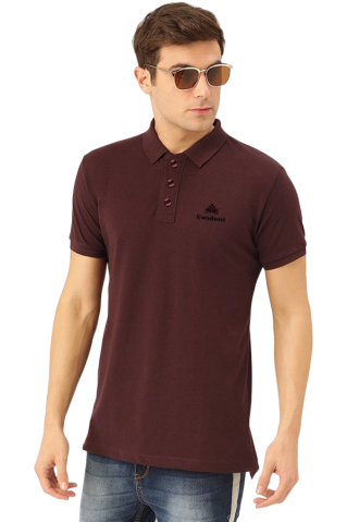 Pánska vínová polokošeľa 6611342