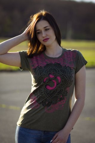 Bavlněné tričko Nepal kaki