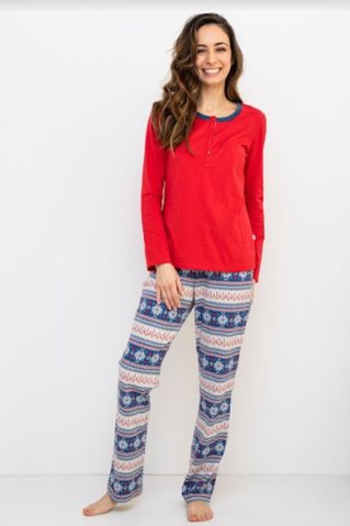 Women's Pyjamas 21032 red