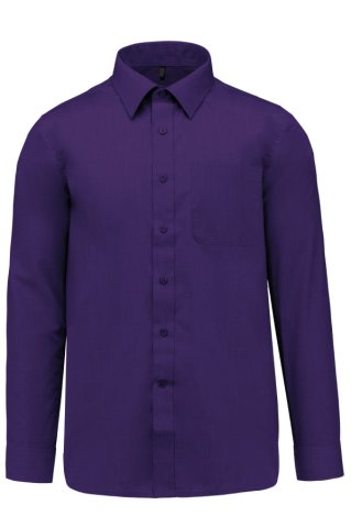 Pánska fialová košeľa – nadrozmerná 3XL–6XL