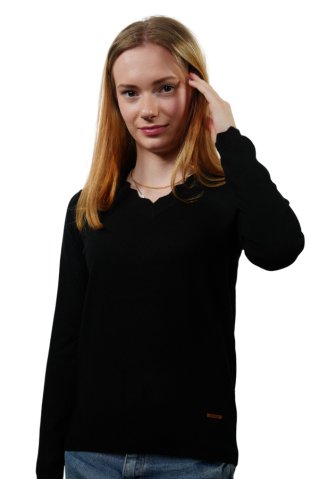 Pulover de dama negru Veka
