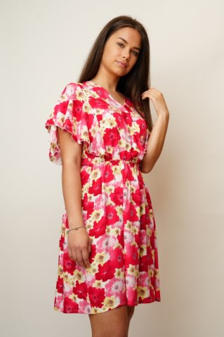 Dámske letné šaty JVPC5166 červena