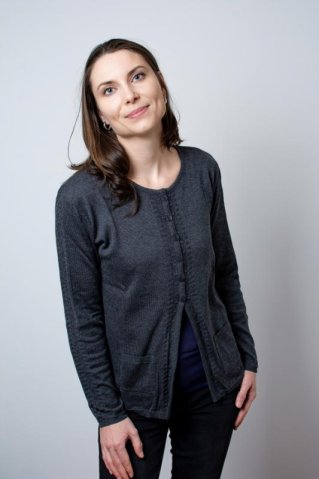 Dámsky elegantný sveter Nada-BA grafit