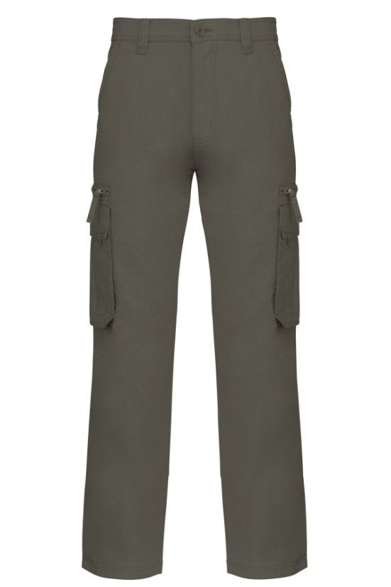 Elegantne hlače 44105 maslinaste