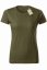 Tricou basic damă uni Ewident (190 g/m², 100% bumbac)
