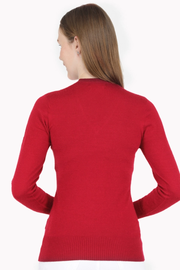 Dámský pulovr 44966 červena