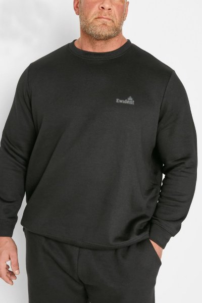 Férfi oversize pulóver 2218000big fekete