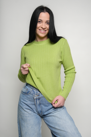 Pulover pentru femei Liva green