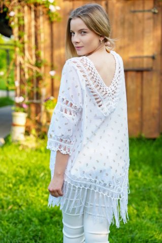 Tunică de bumbac Vivi