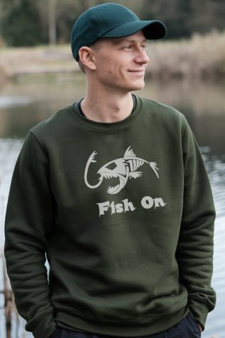 Fishonmik - Men's Sweatshirt for Active Anglers Every Day