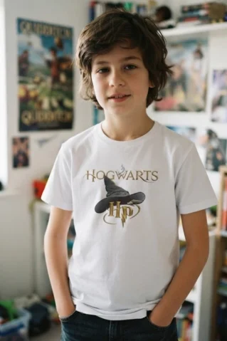 Harry Potter detské tričko biele