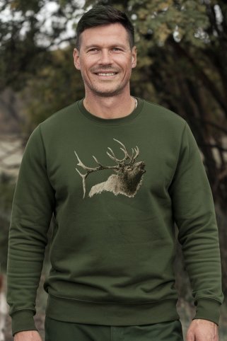 Majica za lovce Deer zelena