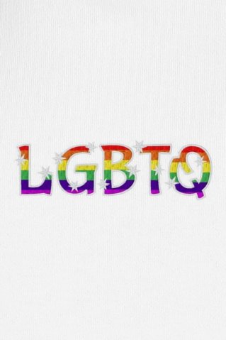 Sweatshirt cu broderie LGBTQ