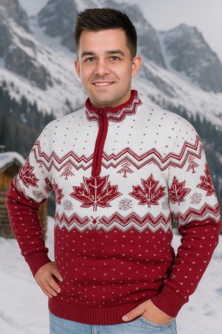 Pánsky nórsky sveter – Javor vínová