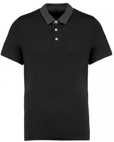 Elegantné polo 44260 čierna