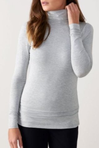 Tricou dama - turtleneck 26471X gri