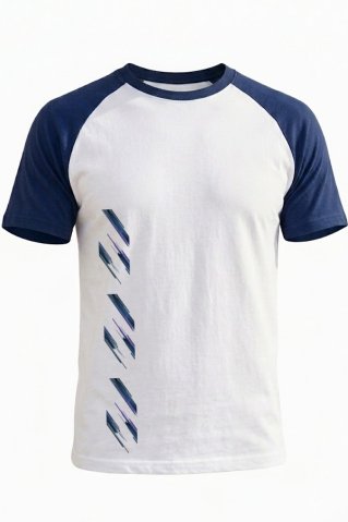 Stylové pánské tričko Ewident – Bílé/Navy